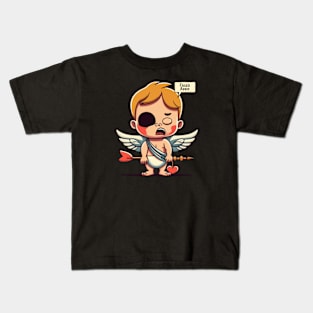 Cupid Failed Again Kids T-Shirt